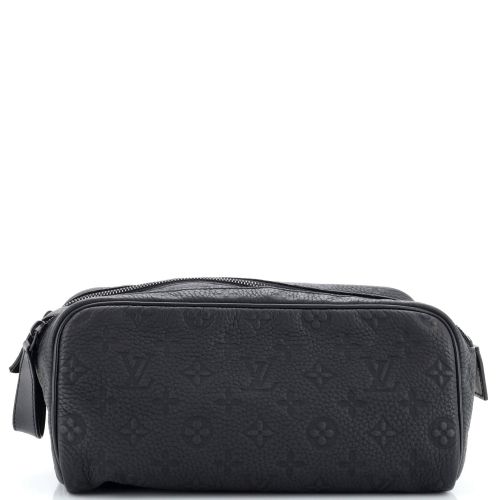 Dopp Kit Toiletry Pouch Taurillon Monogram Leather