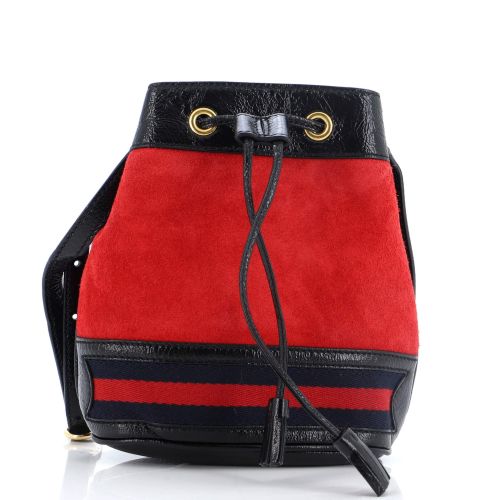 Ophidia Bucket Bag Suede Mini