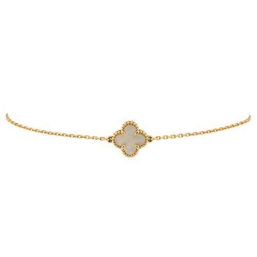 Sweet Alhambra Bracelet 18K Yellow Gold and Mother of Pearl