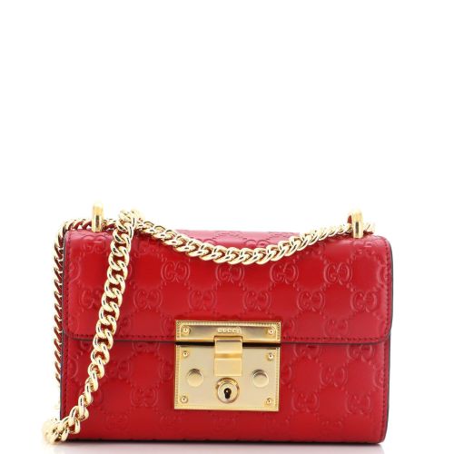 Padlock Shoulder Bag Guccissima Leather Small