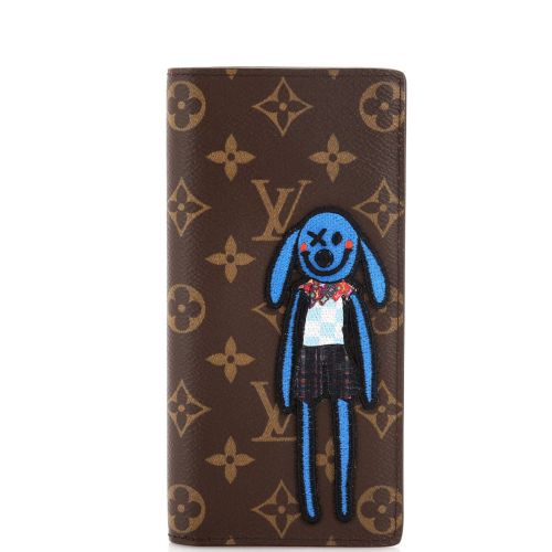 Brazza Wallet Monogram Canvas with LV Friends Patch