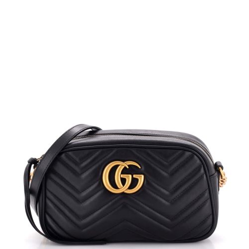 GG Marmont Shoulder Bag Matelasse Leather Small