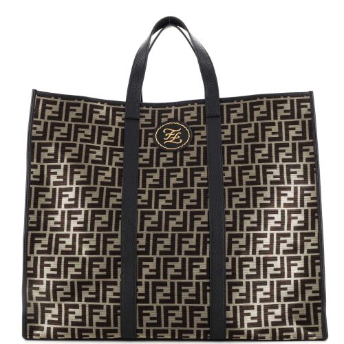 Karligraphy Tote Metallic Zucca Canvas Large