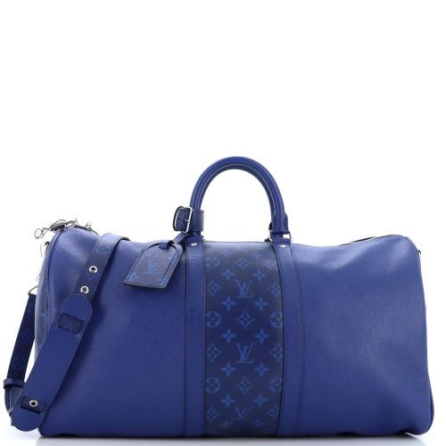 Keepall Bandouliere Bag Monogram Taigarama 50