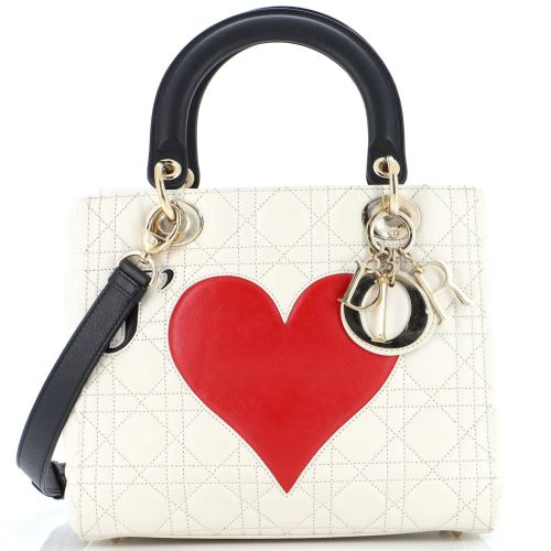 DiorAmour Lady Dior Bag Cannage Quilt Calfskin Medium