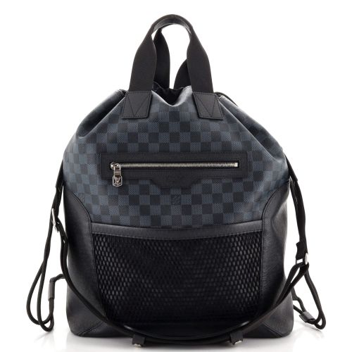 Matchpoint Hybrid Backpack Damier Cobalt