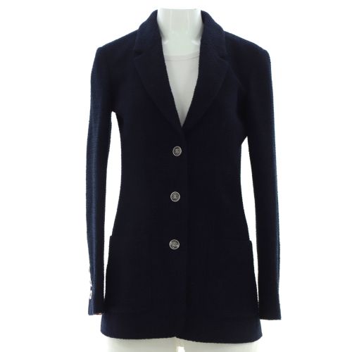 Women's Button Up Blazer Tweed