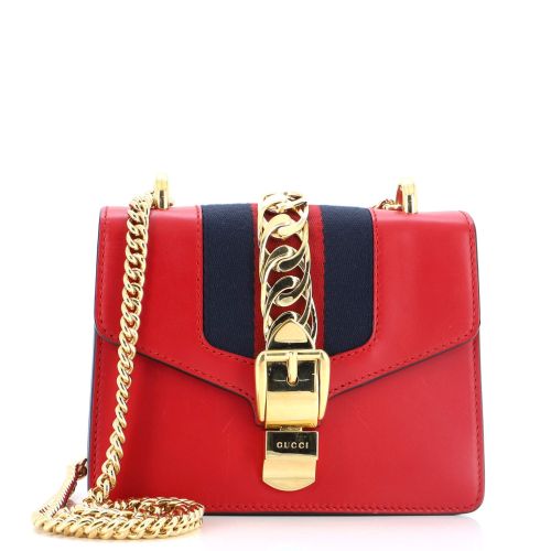 Sylvie Chain Shoulder Bag Leather Mini