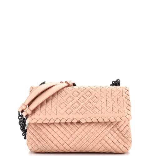 Olimpia Crossbody Bag Stitched Intrecciato Nappa Baby