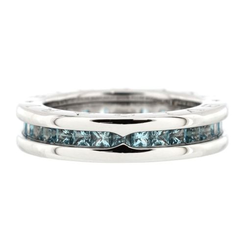 B.Zero1 One Band Ring 18K White Gold and Topaz