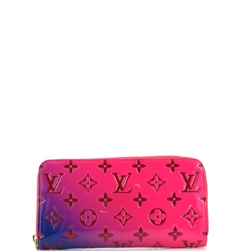 Zippy Wallet Ombre Monogram Vernis