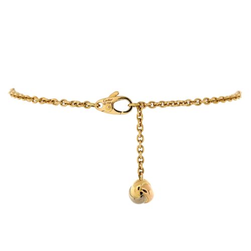 Trinity Ball Charm Chain Bracelet 18K Yellow Gold with 18K Tricolor Gold