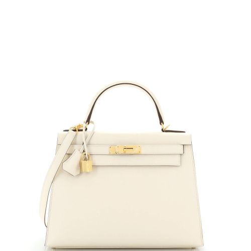 Kelly Handbag Light Epsom with Gold Hardware 28