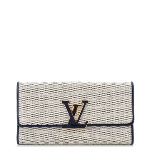 Capucines Wallet Canvas with Leather