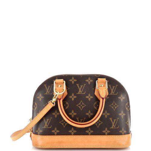 Alma Handbag Monogram Canvas BB