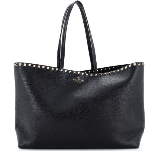 Rockstud Shopper Tote Leather Large