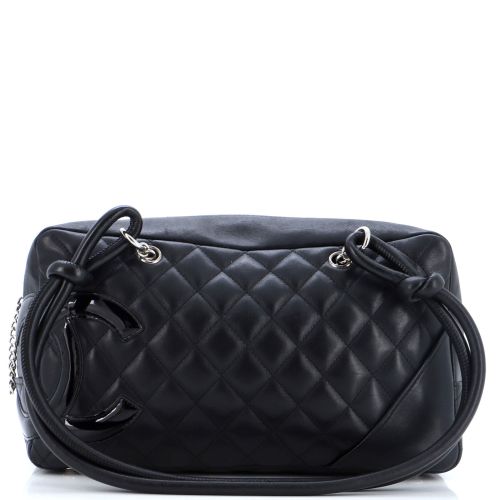 Cambon Bowler Bag Quilted Leather Medium