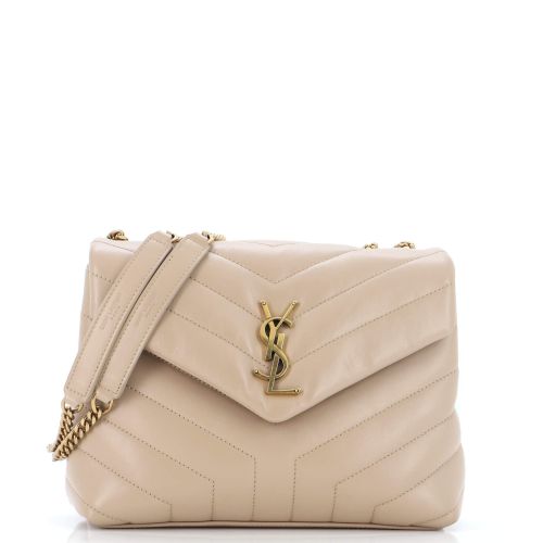 Loulou Shoulder Bag Matelasse Chevron Leather Small