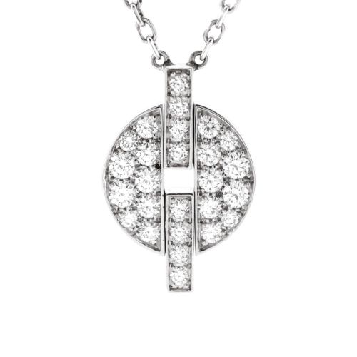 Himalia Pendant Necklace 18K White Gold and Diamonds