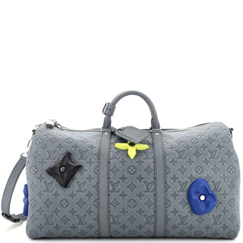 Climbing Keepall Bandouliere Bag Limited Edition Monogram Taurillon Leather with Acrylic 50