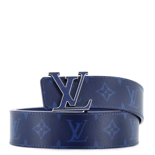 LV Initiales Reversible Belt Monogram Taigarama Wide 90