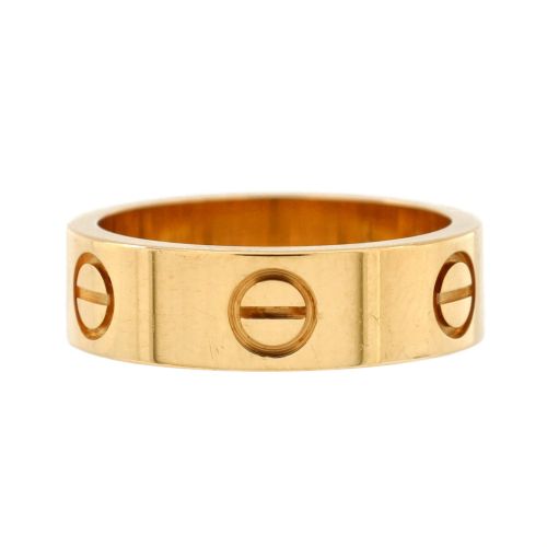 Love Band Ring 18K Yellow Gold