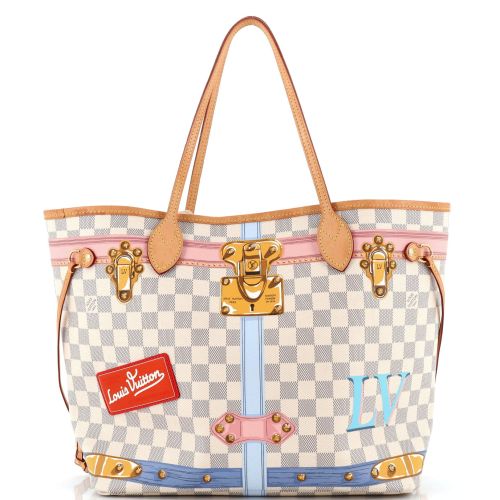 Neverfull NM Tote Limited Edition Damier Summer Trunks MM