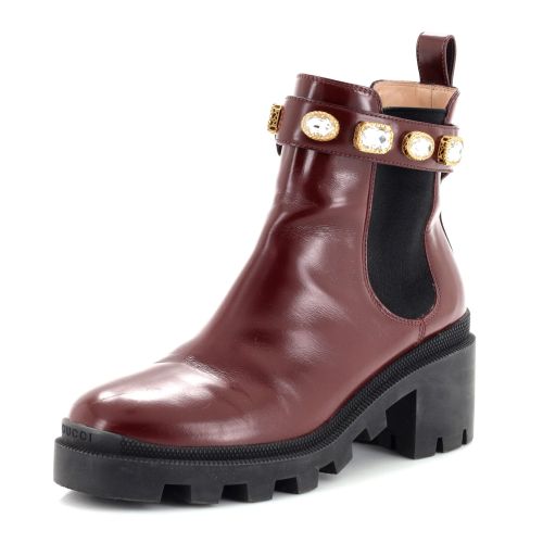 Women's Trip Boots Embellished Leather