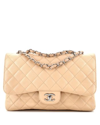 Classic Single Flap Bag Quilted Caviar Jumbo