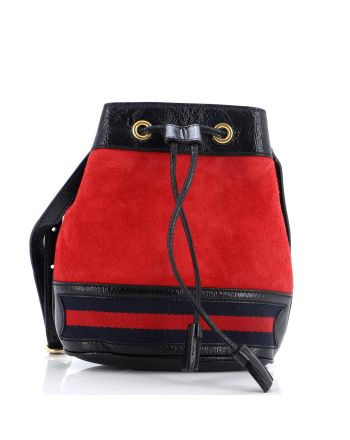 Ophidia Bucket Bag Suede Mini