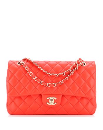 Classic Double Flap Bag Quilted Lambskin Medium