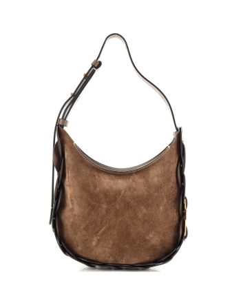 Darryl Hobo Suede and Leather Small