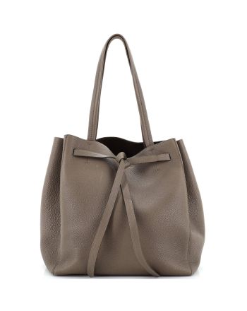 Phantom Tie Cabas Tote Leather Medium