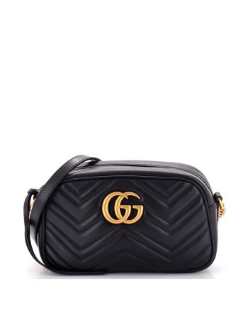 GG Marmont Shoulder Bag Matelasse Leather Small