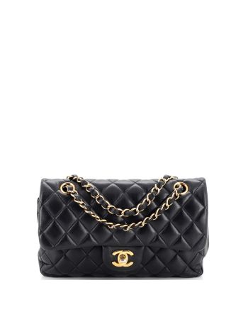 Classic Double Flap Bag Quilted Lambskin Small