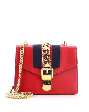 Sylvie Chain Shoulder Bag Leather Mini