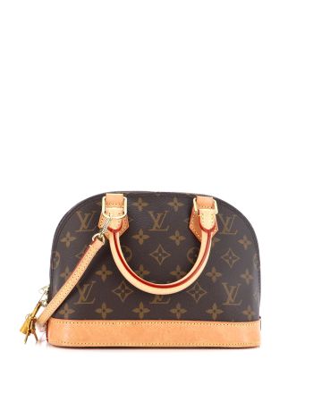 Alma Handbag Monogram Canvas BB