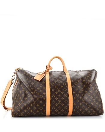 Keepall Bandouliere Bag Monogram Canvas 60