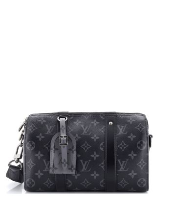 City Keepall Bag Monogram Eclipse Canvas