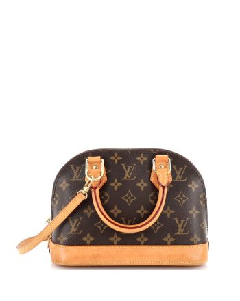 Alma Handbag Monogram Canvas BB