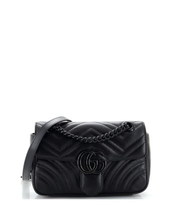 GG Marmont Flap Bag Matelasse Leather Mini