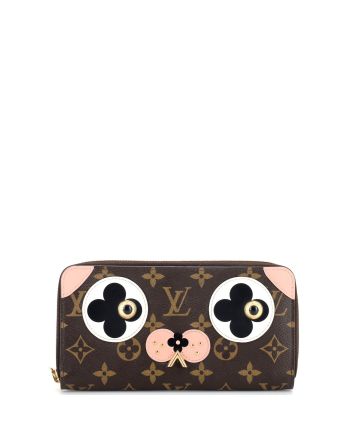 Zippy Wallet Limited Edition Valentine Dog Monogram Canvas