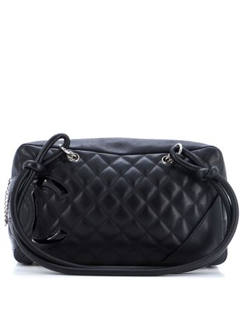 Cambon Bowler Bag Quilted Leather Medium